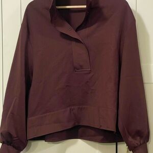 Zara Deep Burgundy Blouse